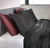 Kussensloop Satinado Night Black - 100% Katoen-Satijn